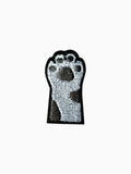Black & White Cat Hand Paw (Self Adhesive)