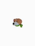 Brown Dog With Green Kerchief (Self Adhesive)