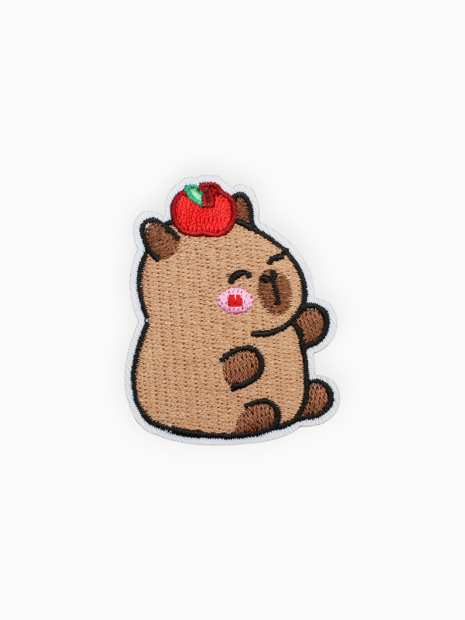 Capybara with Apple