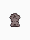 Cartoon Dog - Brown Fluffy Dog (Self Adhesive)