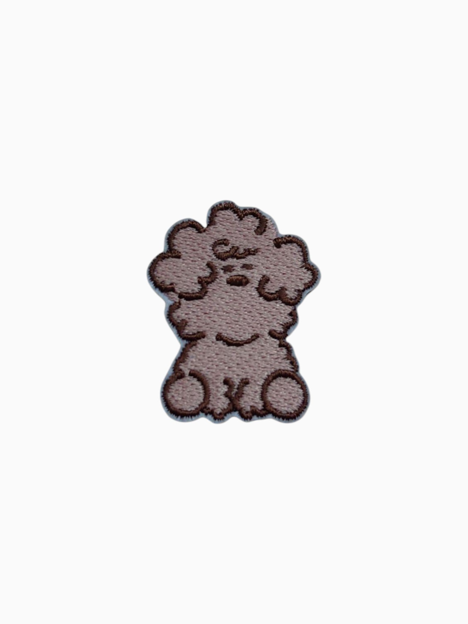 Cartoon Dog - Brown Fluffy Dog (Self Adhesive)