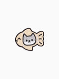 Cat in A Fish (Self Adhesive)