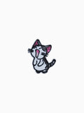 Cute Yelling Grey Cat (Self Adhesive)