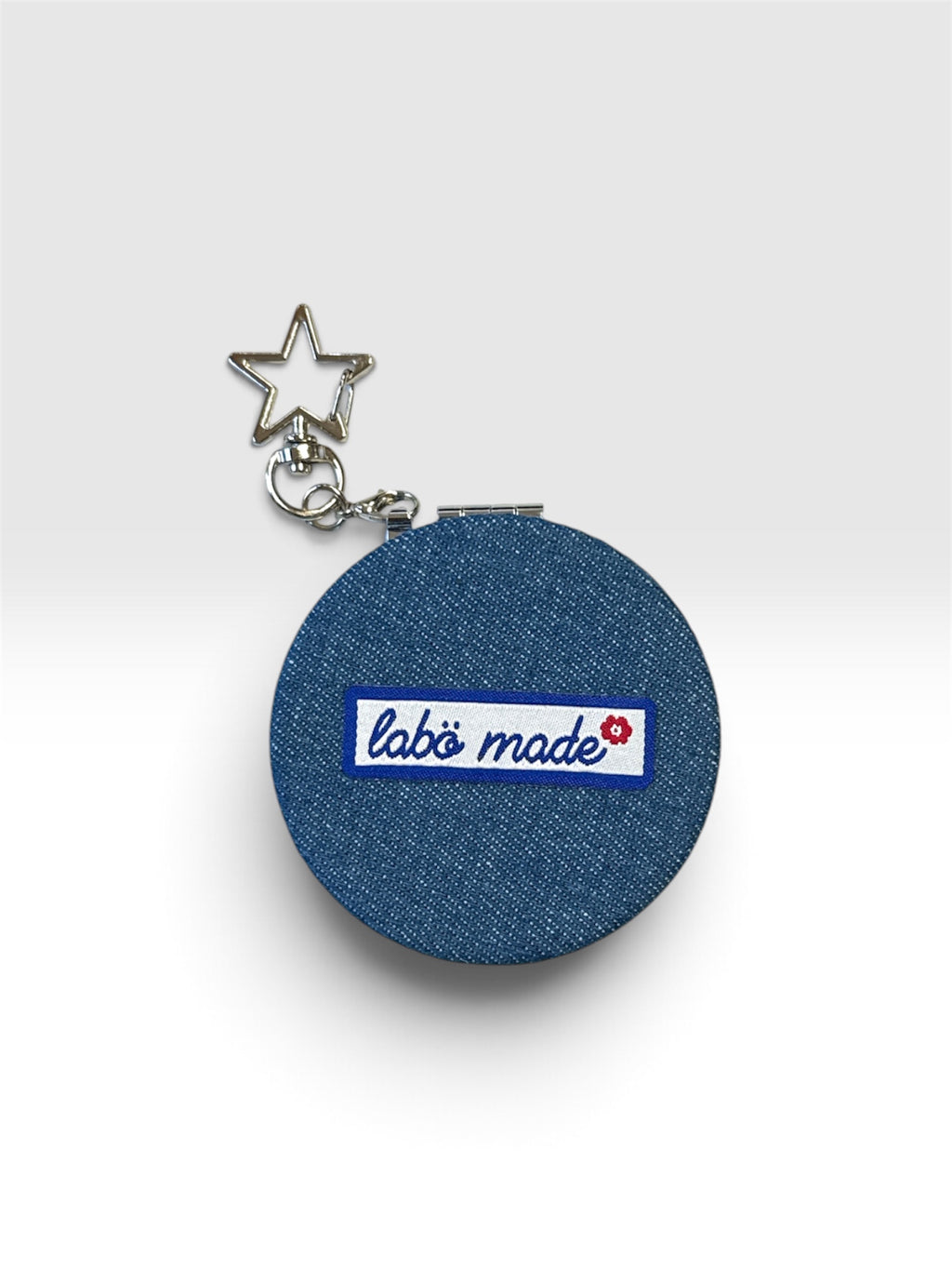 Denim Style Double Sided Pocket Mirror