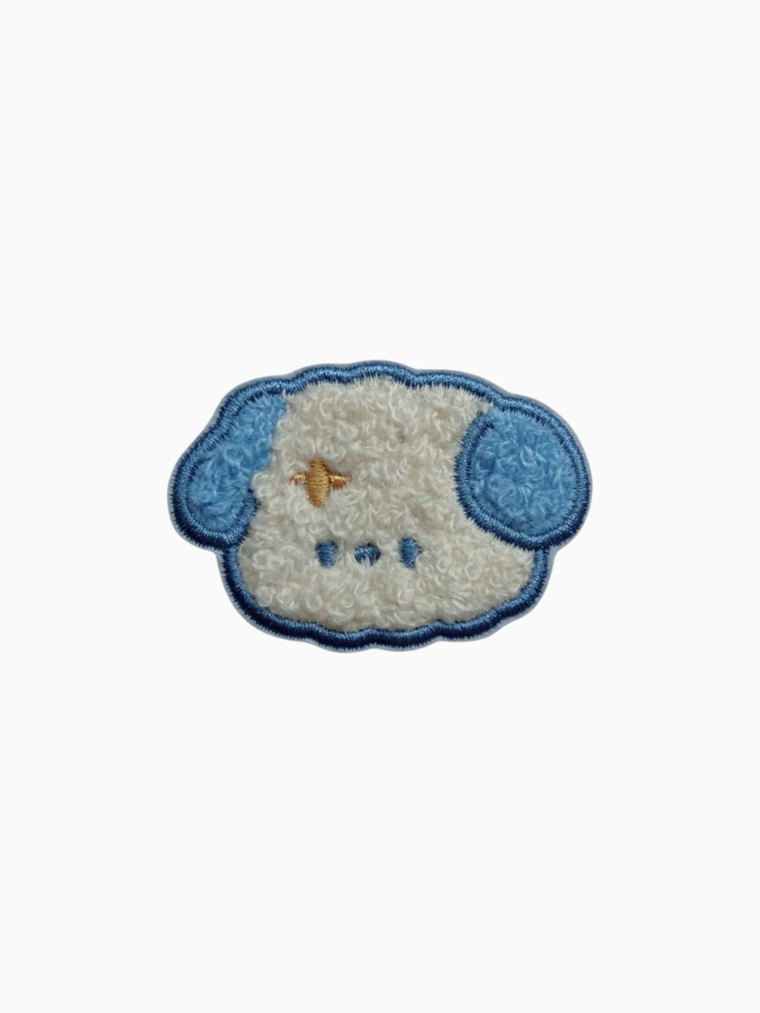 Fluffy Animal - Blue Ears Dog (Self Adhesive)