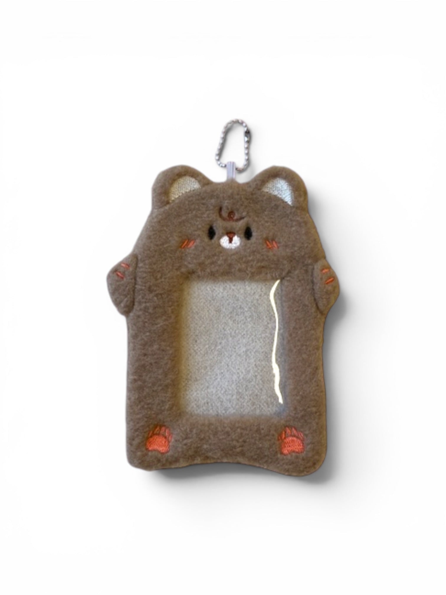 Fluffy Character Card Holder – Bear | Labö Made UK - The Manchester Patch Bar