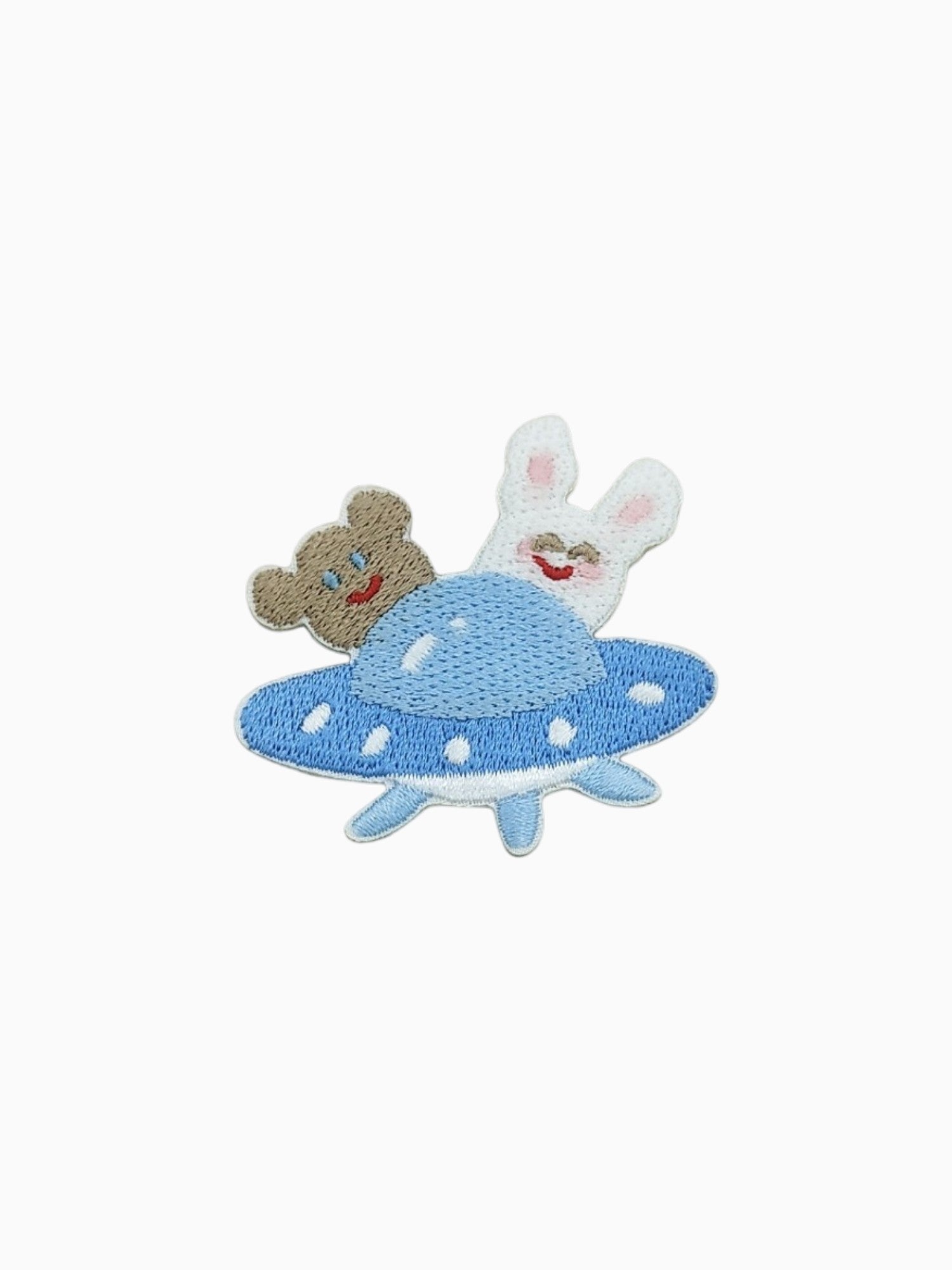 Good Friends Riding on UFO (Self Adhesive)