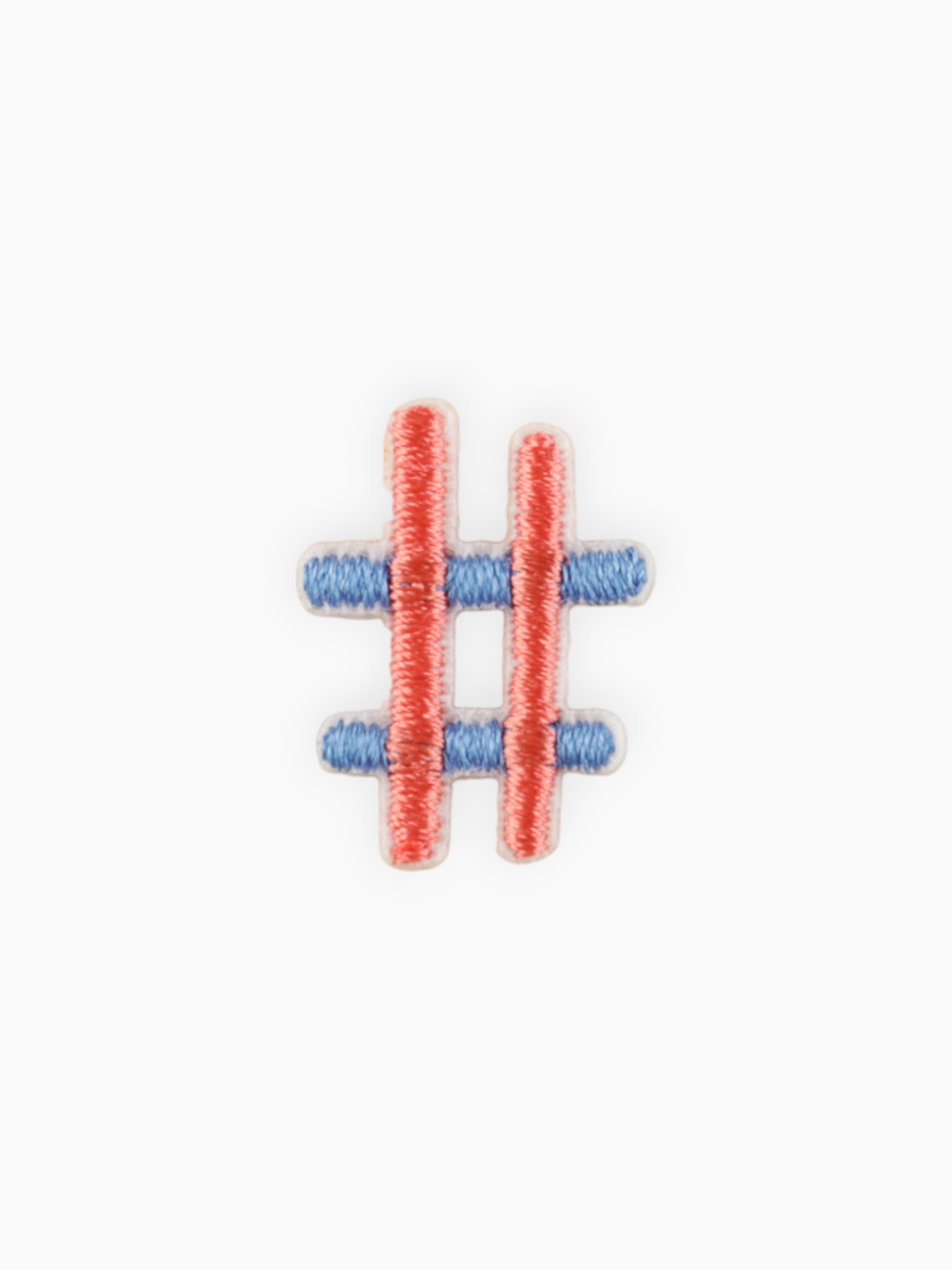 Hashtag - Blue & Red
