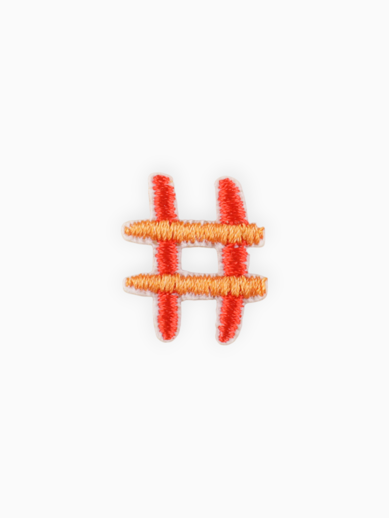 Hashtag - Orange & Red