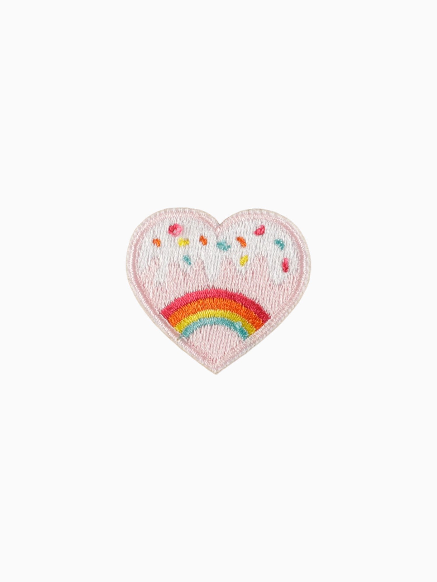 Corazón Arcoíris de Glaseado (Autoadhesivo)