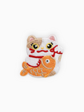 Lucky Cat with Fish (Self Adhesive)