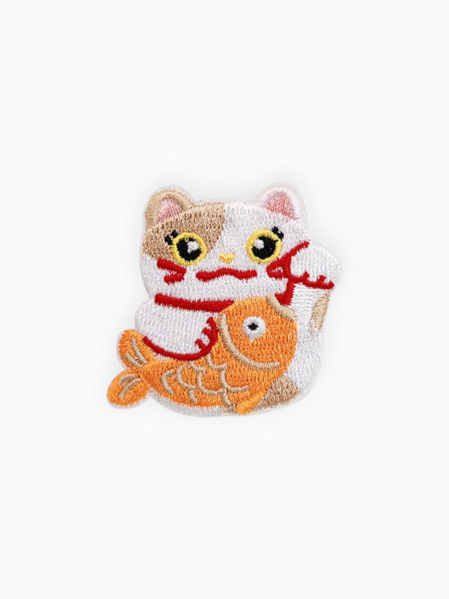 Lucky Cat with Fish (Self Adhesive)