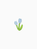 Mini Blue 2 Flowers (Self Adhesive)
