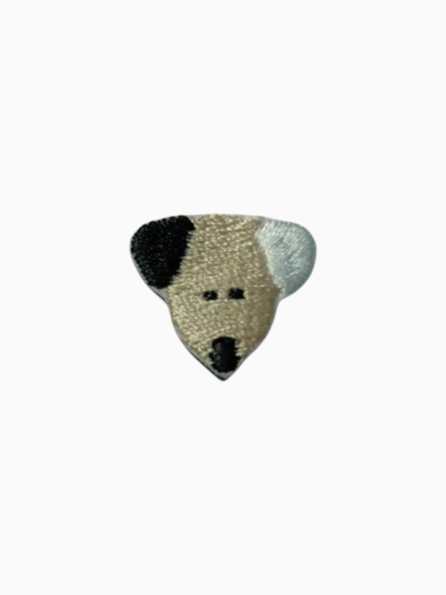 Mini Dog Head - B&W Ears (Self Adhesive)