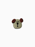 Mini Dog Head - Brown Ears Dog (Self Adhesive)