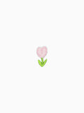 Mini Heart Shaped Flower- Pink (Self Adhesive)