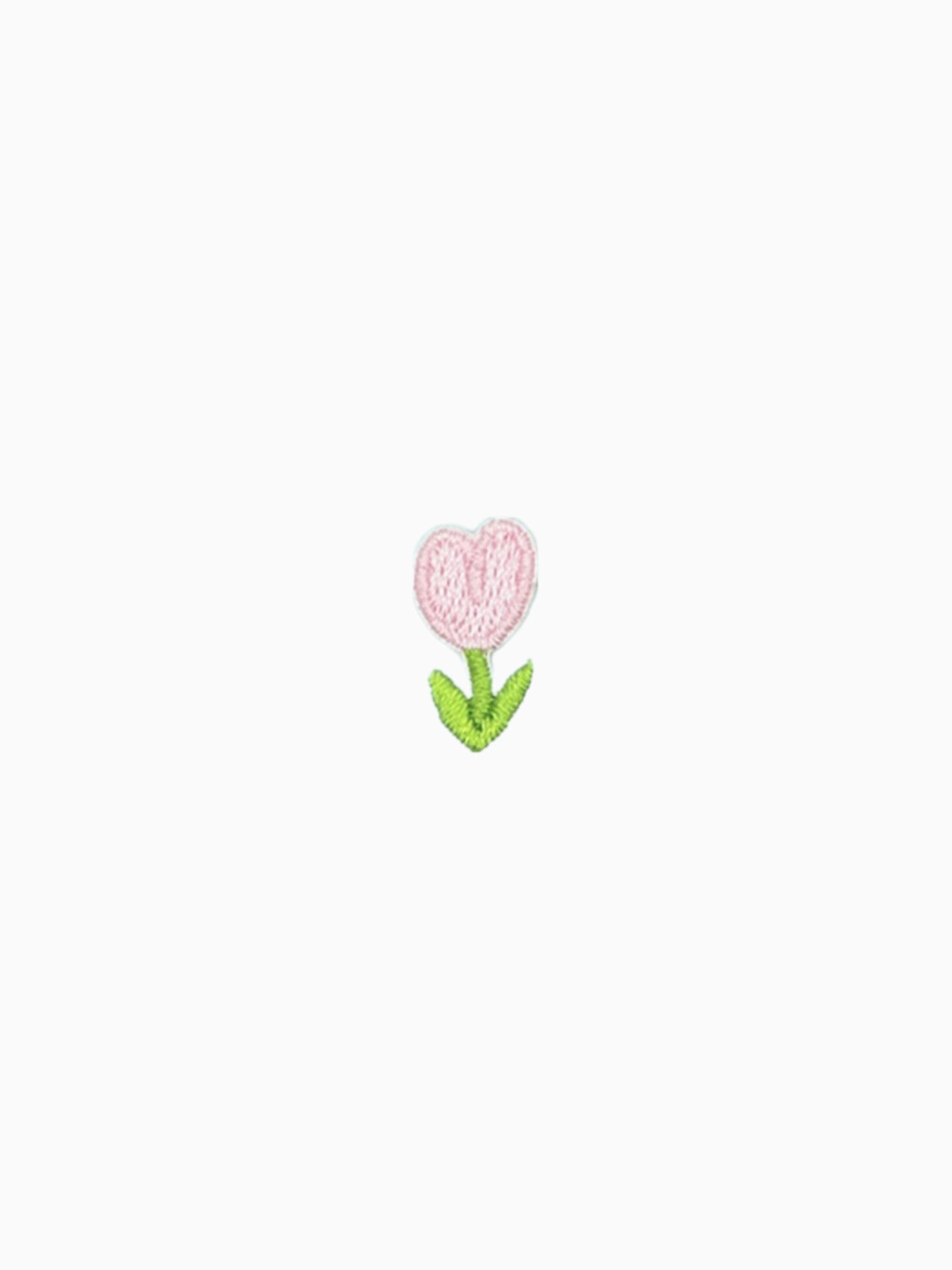 Mini Heart Shaped Flower- Pink (Self Adhesive)
