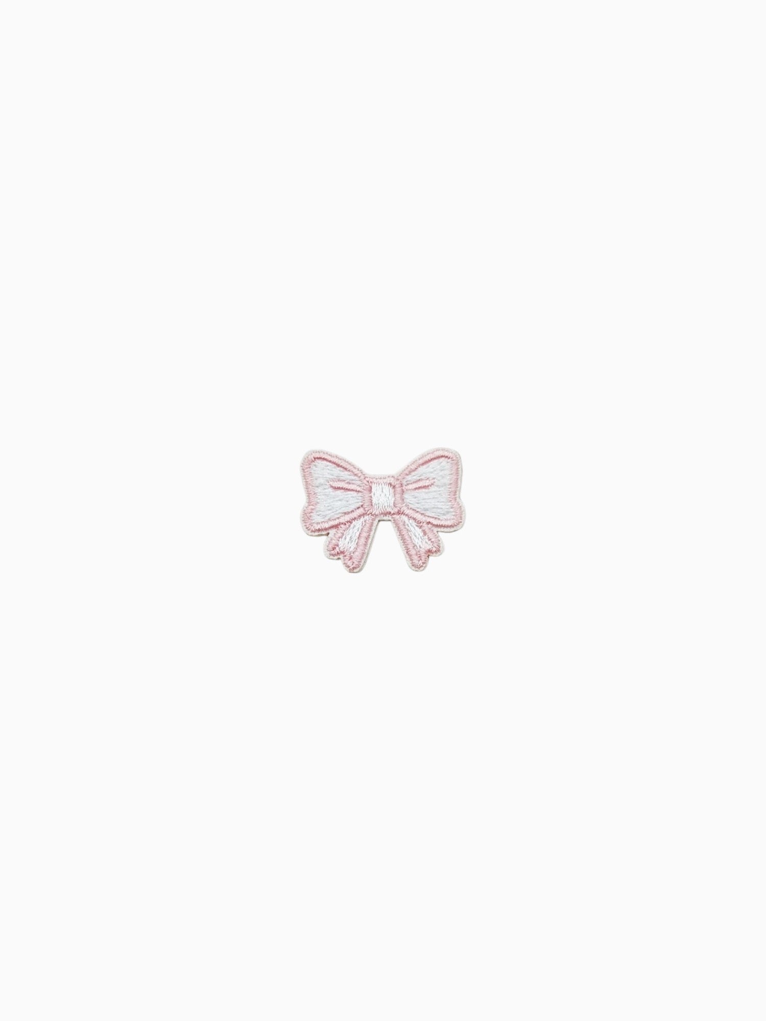 Mini White & Pink Ribbon (Self Adhesive)
