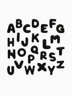 Mini Alphabets - Black