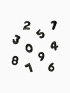 Mini Numbers - Black