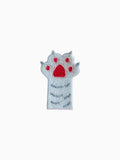 White Cat Red Hand Paw (Self Adhesive)