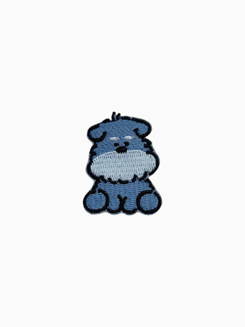 Cartoon Dog - Grey Hair Dog (Self Adhesive) | Labö Made UK - The Manchester Patch Bar