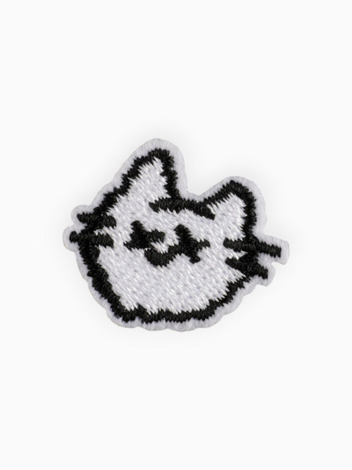 Cat Head - Black & White | Labö Made UK - The Manchester Patch Bar