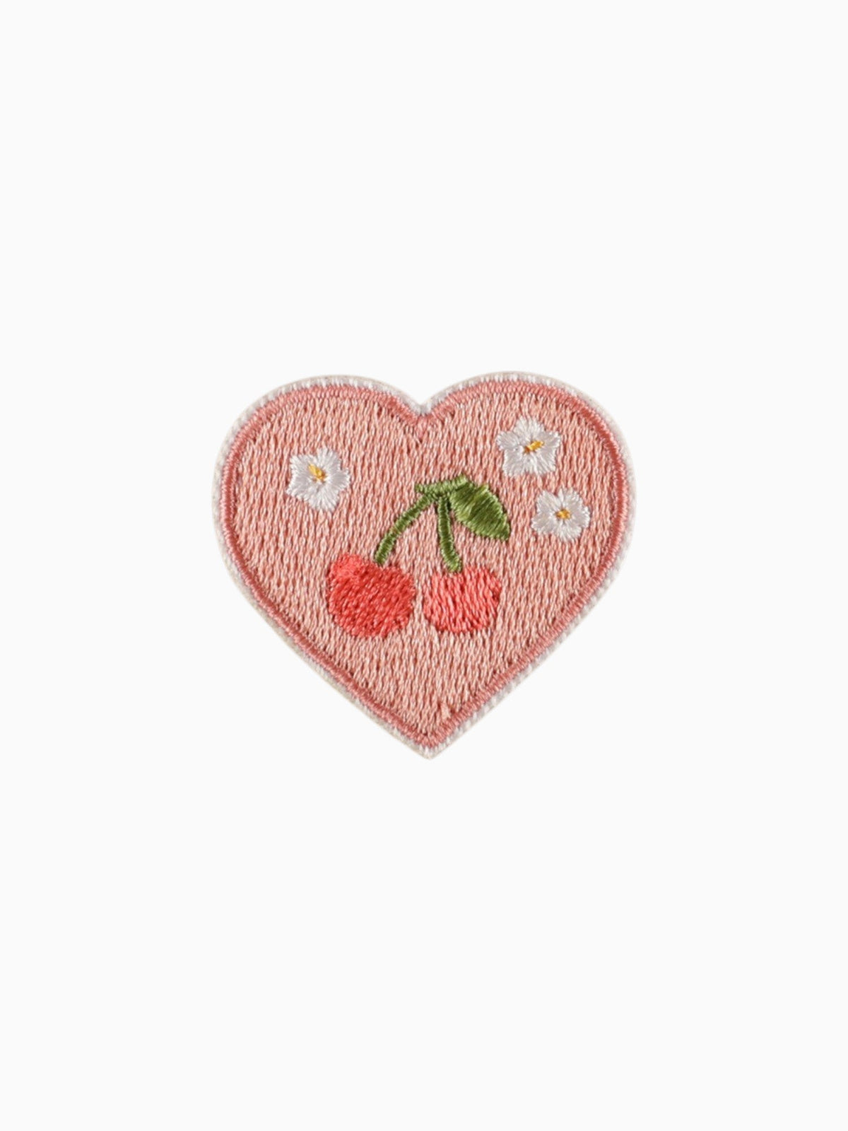 Cherry Heart Shape (Self Adhesive) | Labö Made UK - The Manchester Patch Bar