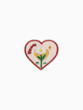 Flower Heart Shape (Self Adhesive) | Labö Made UK - The Manchester Patch Bar