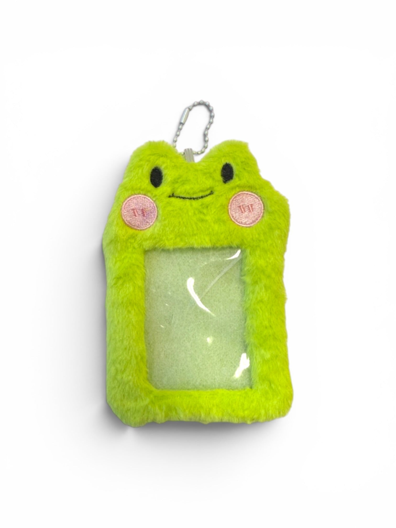 Fluffy Character Card Holder – Frog | Labö Made UK - The Manchester Patch Bar