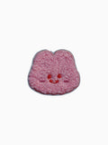 Fluffy Pink Rabbit (Self Adhesive) | Labö Made UK - The Manchester Patch Bar