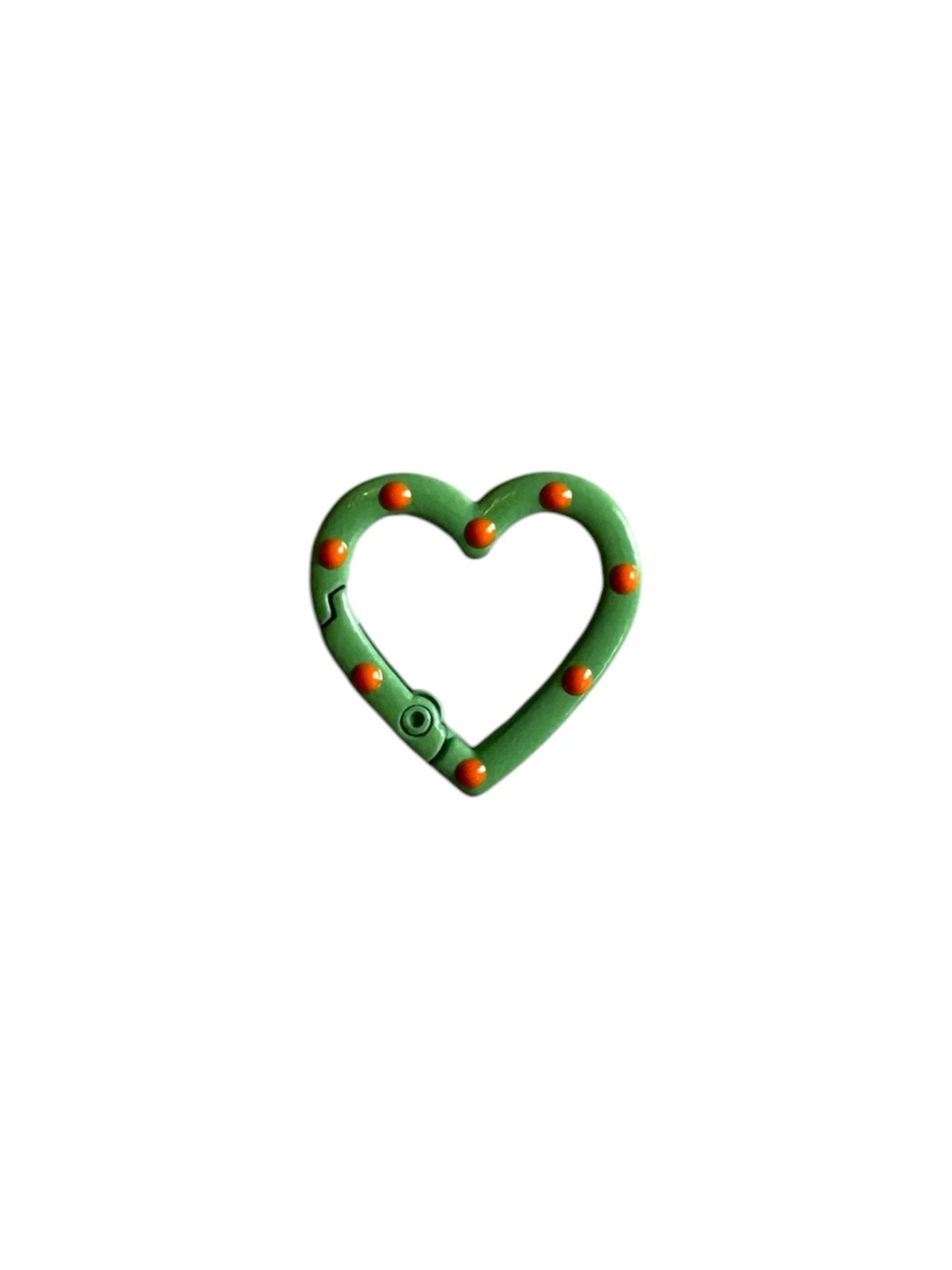 Heart Shaped Carabiner Clip | Labö Made UK - The Manchester Patch Bar
