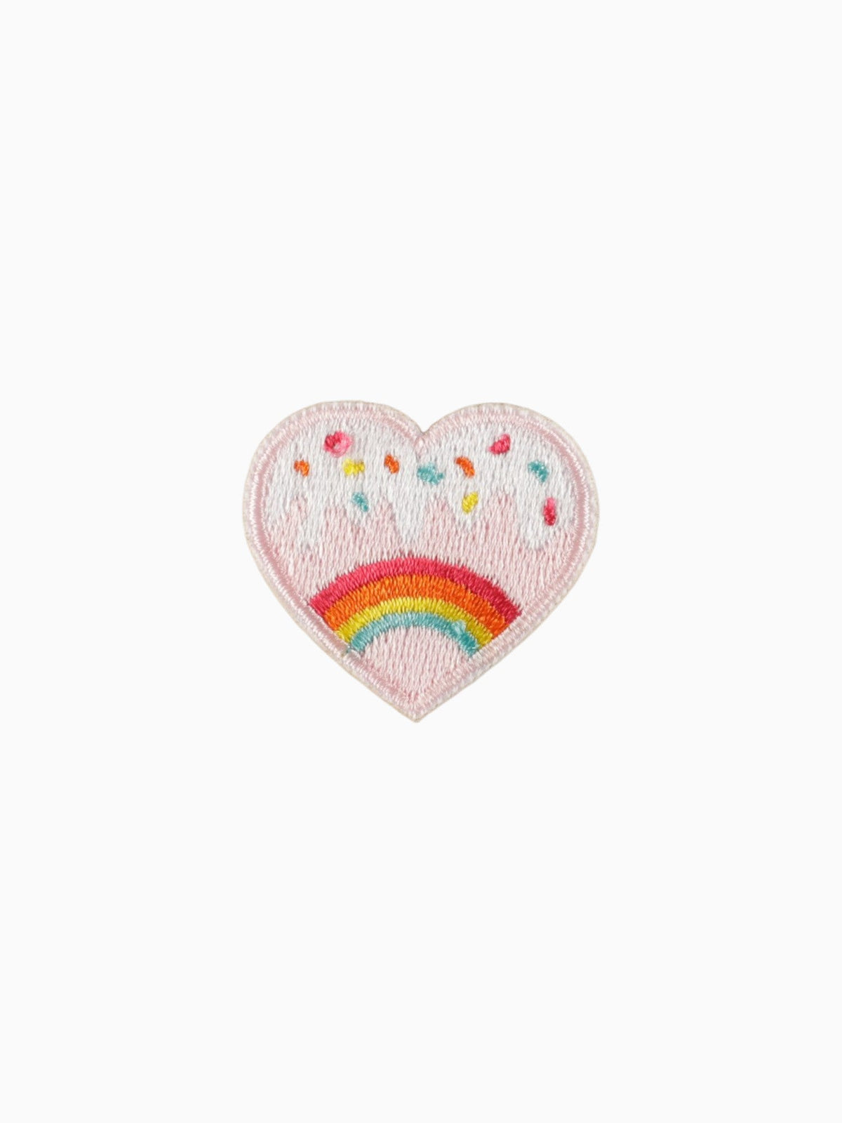 Icing Rainbow Heart (Self Adhesive) | Labö Made UK - The Manchester Patch Bar