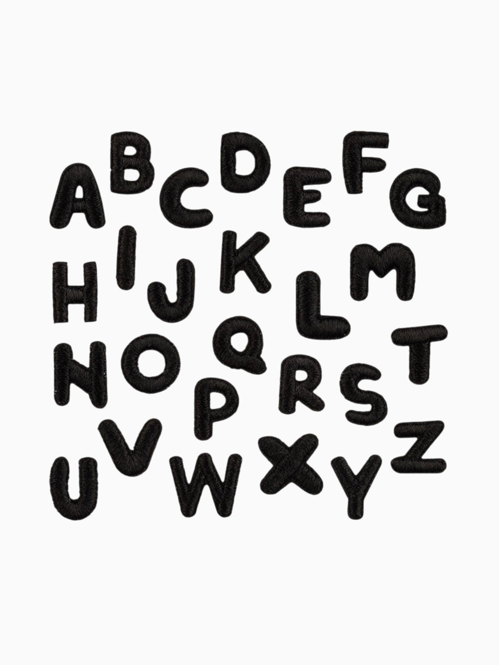 Mini Alphabets - Black | Labö Made UK - The Manchester Patch Bar
