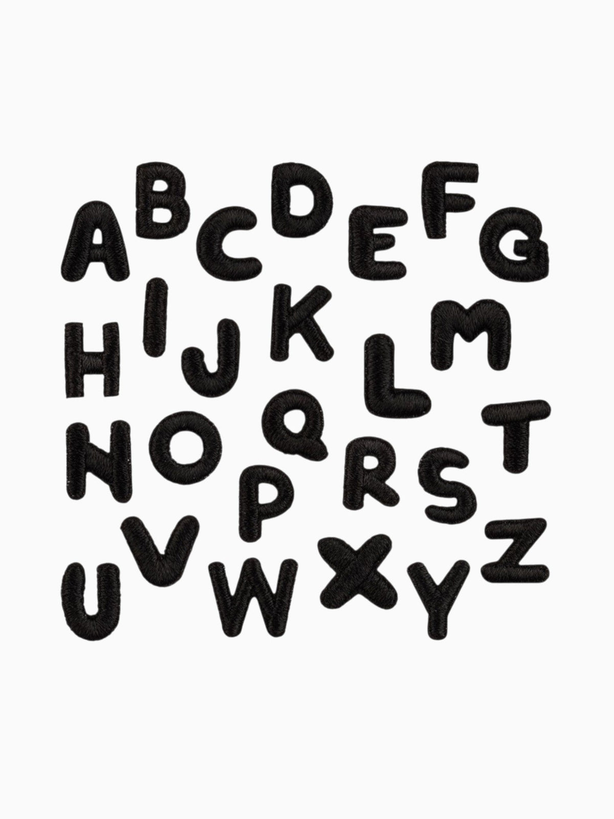 Mini Alphabets - Black | Labö Made UK - The Manchester Patch Bar
