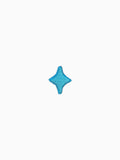 Mini Blue Shining (Self Adhesive) | Labö Made UK - The Manchester Patch Bar