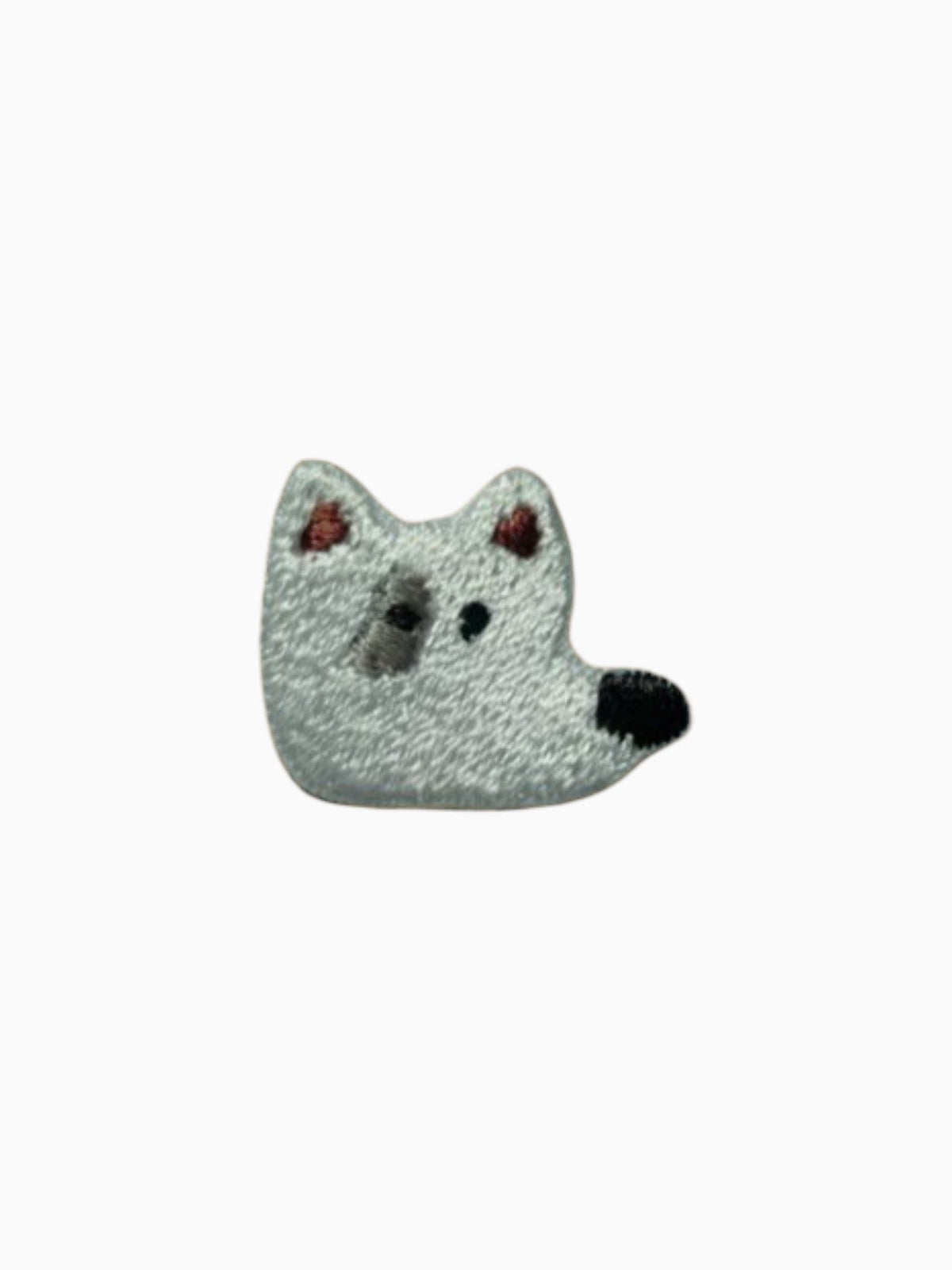 Mini Dog Head - Black Nose (Self Adhesive) | Labö Made UK - The Manchester Patch Bar