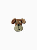 Mini Dog Head - Sleeping Dog (Self Adhesive) | Labö Made UK - The Manchester Patch Bar
