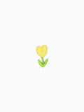 Mini Heart Shaped Flower - Yellow (Self Adhesive) | Labö Made UK - The Manchester Patch Bar