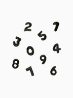 Mini Numbers - Black | Labö Made UK - The Manchester Patch Bar