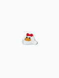Mini Red Ribbon Duck (Self Adhesive) | Labö Made UK - The Manchester Patch Bar