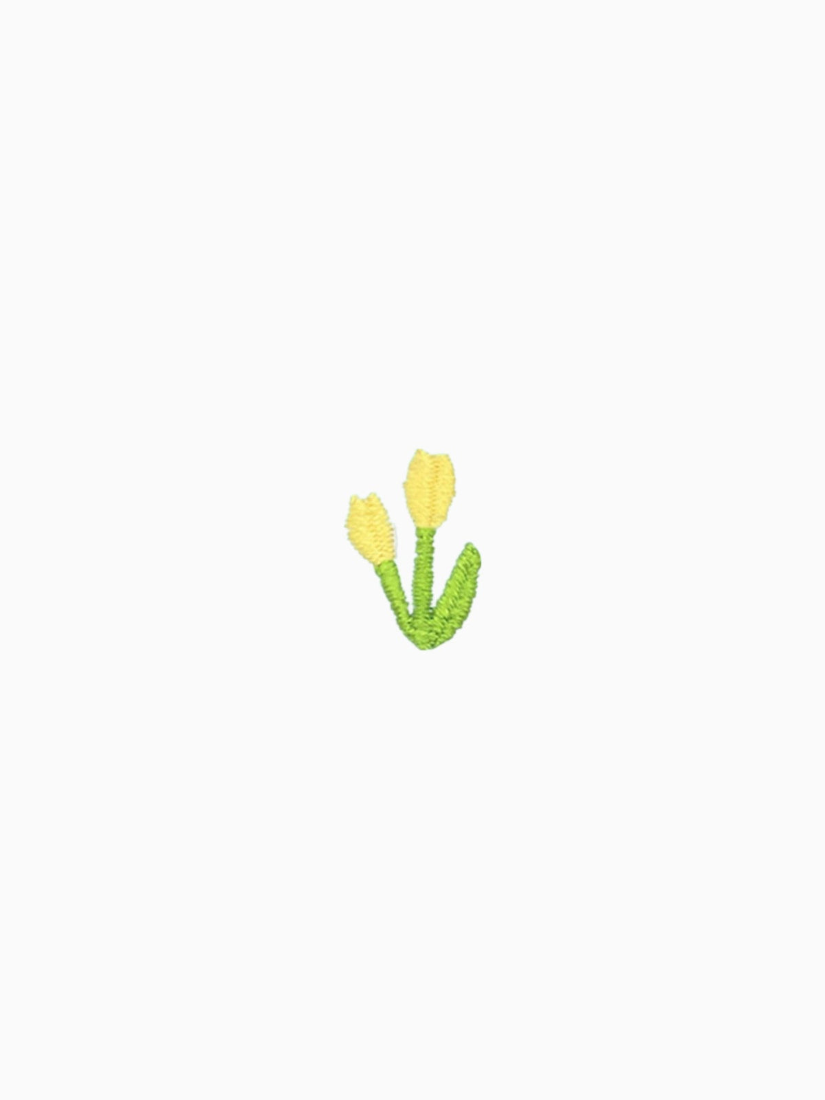 Mini Yellow 2 Flowers (Self Adhesive) | Labö Made UK - The Manchester Patch Bar