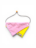 Mixed Colour Pet Bandana - Purple & Yellow | Labö Made UK - The Manchester Patch Bar
