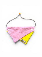 Mixed Colour Pet Bandana - Purple & Yellow | Labö Made UK - The Manchester Patch Bar