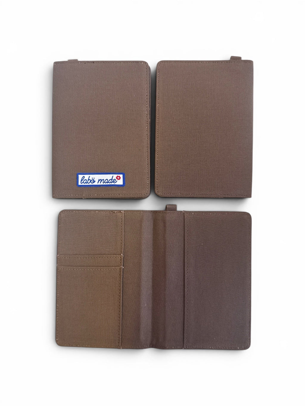 Passport Holder - Brown | Labö Made UK - The Manchester Patch Bar