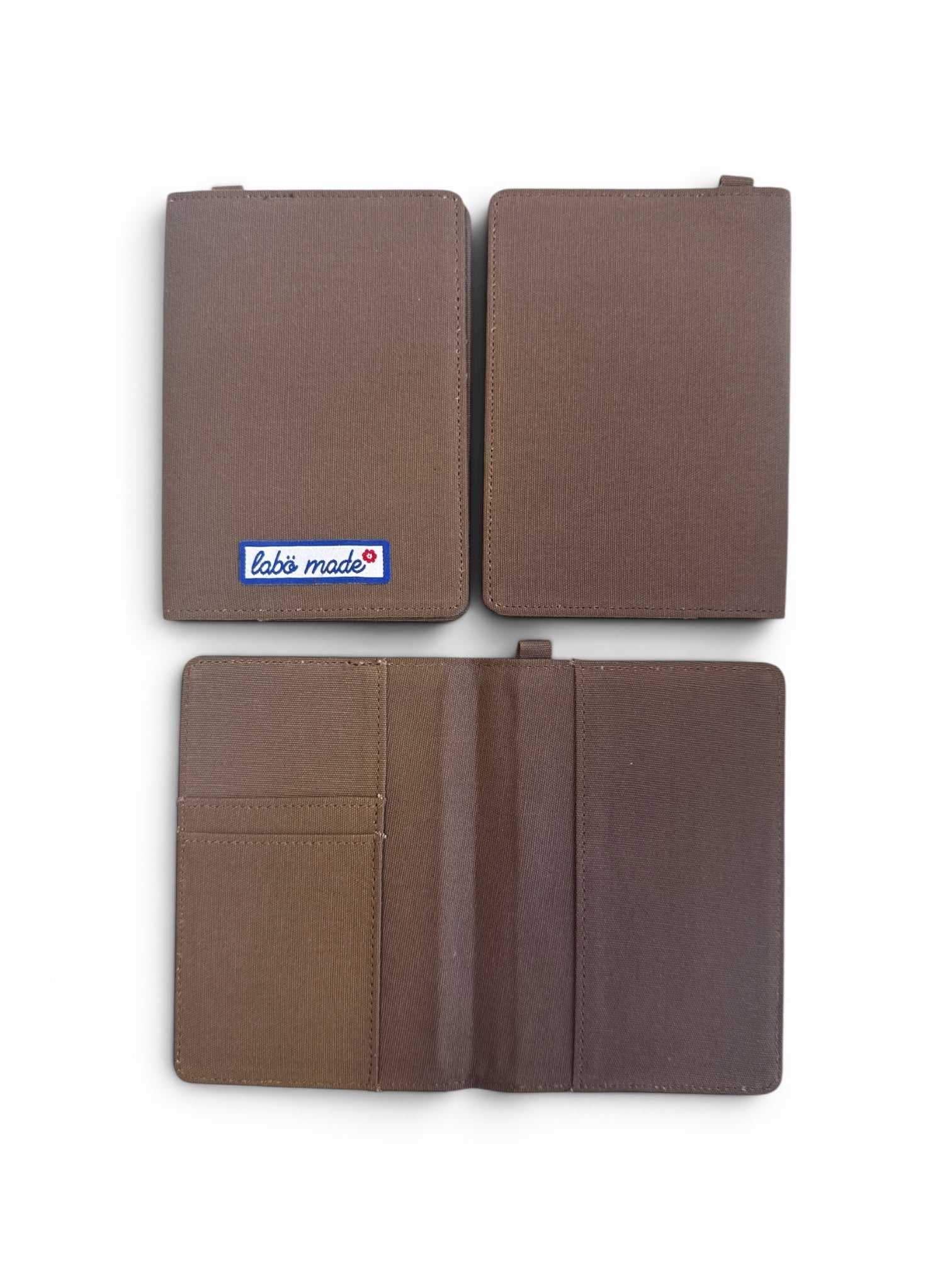 Passport Holder - Brown | Labö Made UK - The Manchester Patch Bar