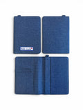 Passport Holder - Denim | Labö Made UK - The Manchester Patch Bar