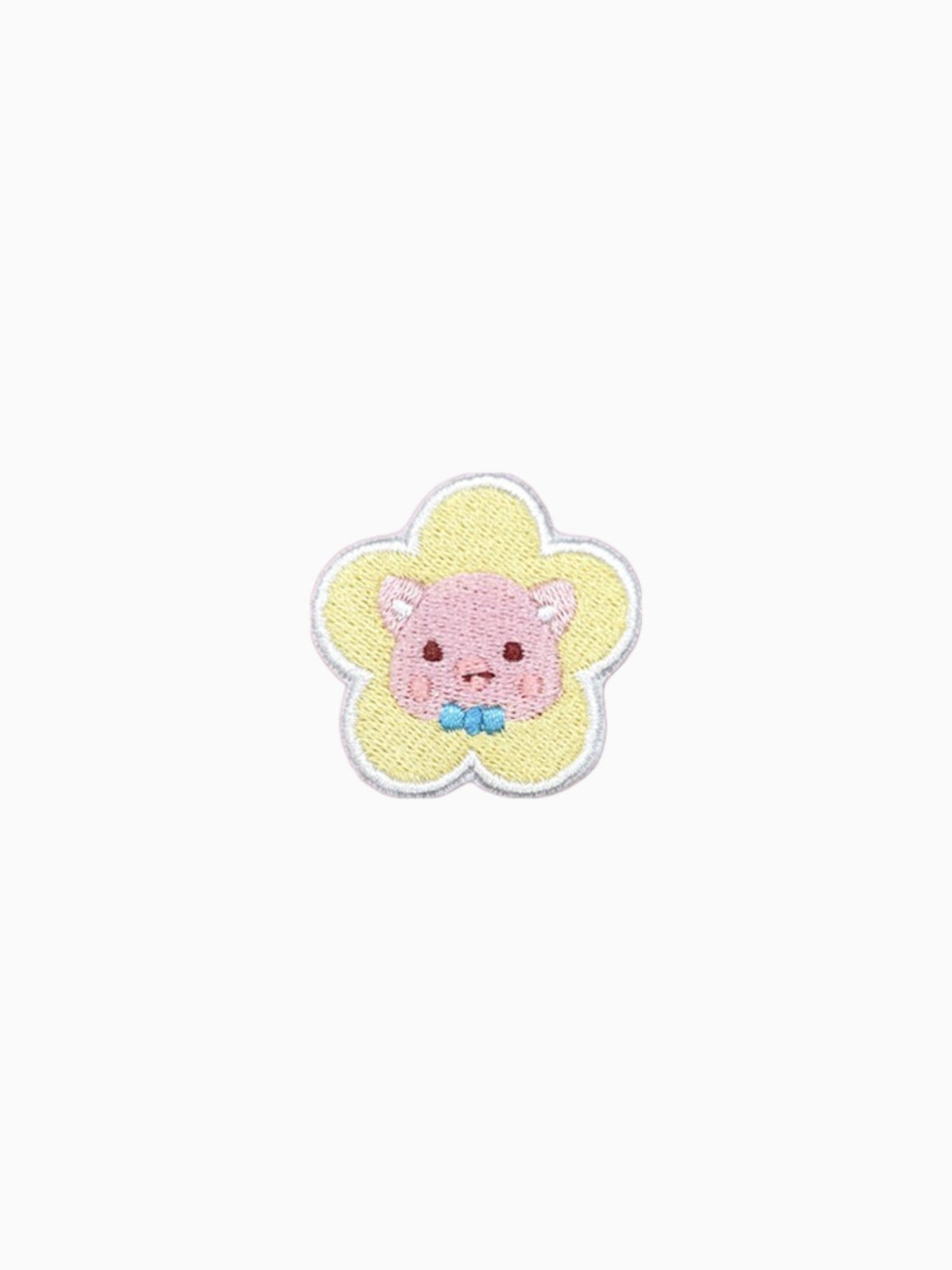 Pink Pig Flower (Self Adhesive) | Labö Made UK - The Manchester Patch Bar