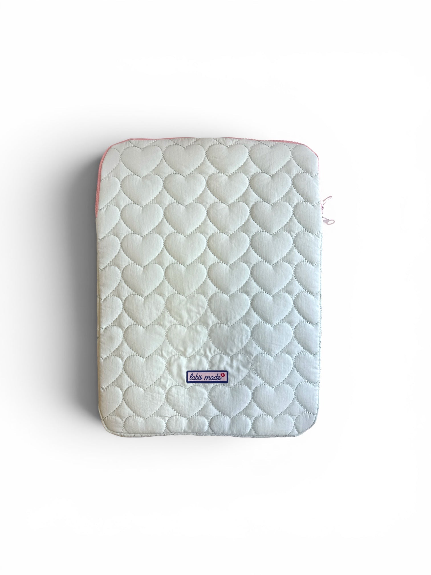 Quilted Heart Patterned Laptop/iPad Case | Labö Made UK - The Manchester Patch Bar