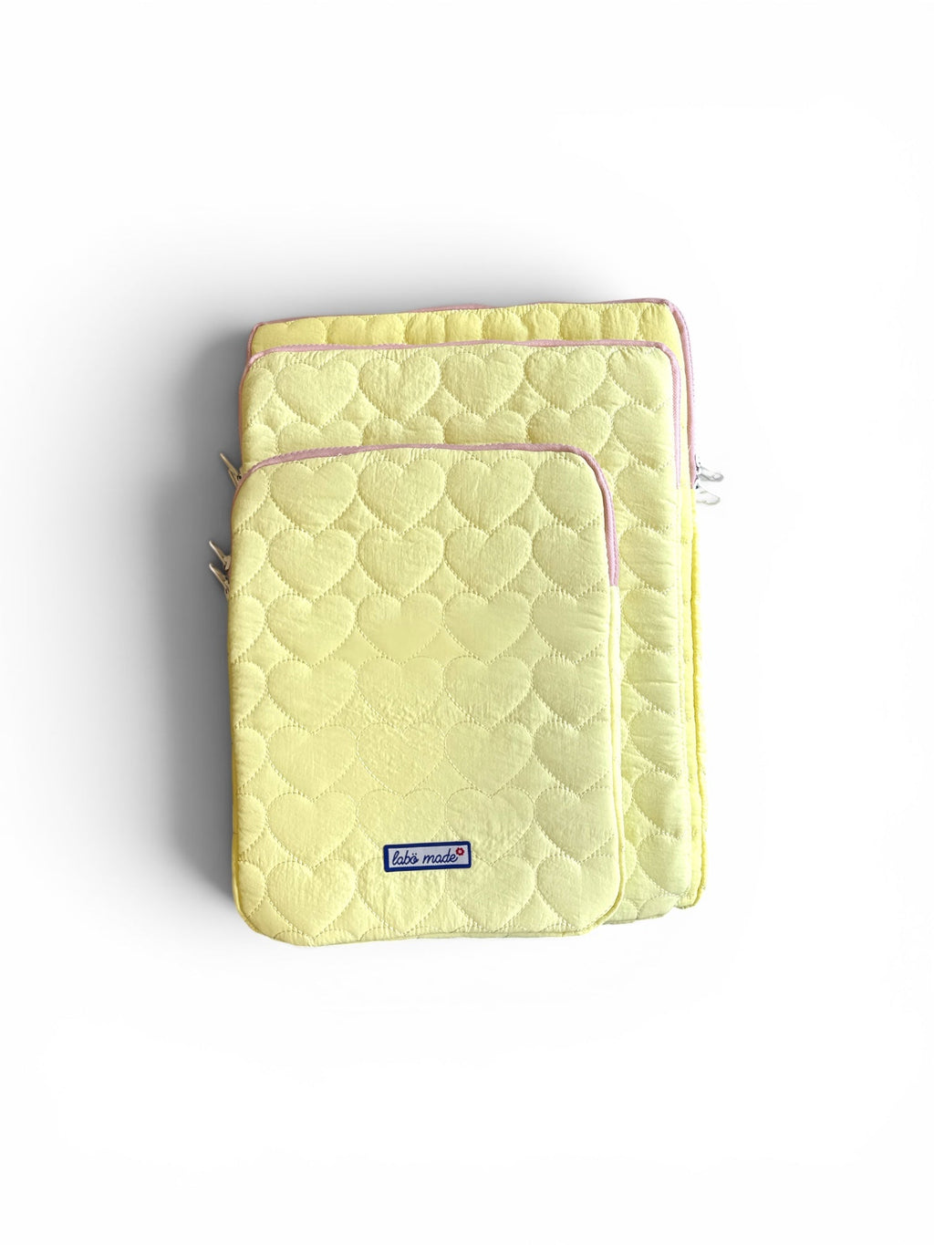Quilted Heart Patterned Laptop/iPad Case | Labö Made UK - The Manchester Patch Bar